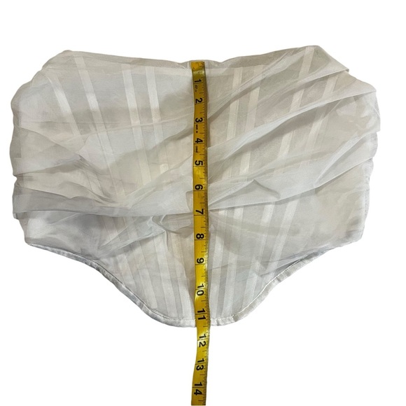 NWT REVOLVE SUPERDOWN Savannah Corset Top in White Large Bachelorette Bride - Picture 9 of 15